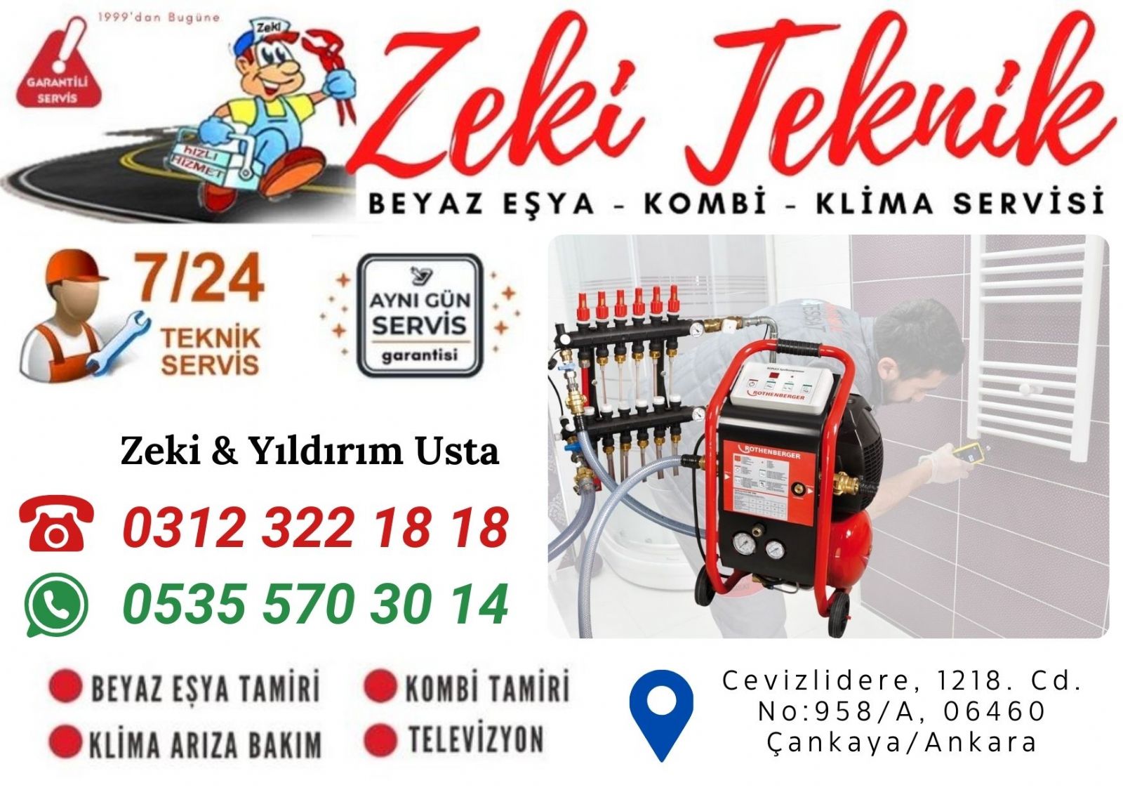Cevizlidere Kombi Bakımı ve Petek Temizleme